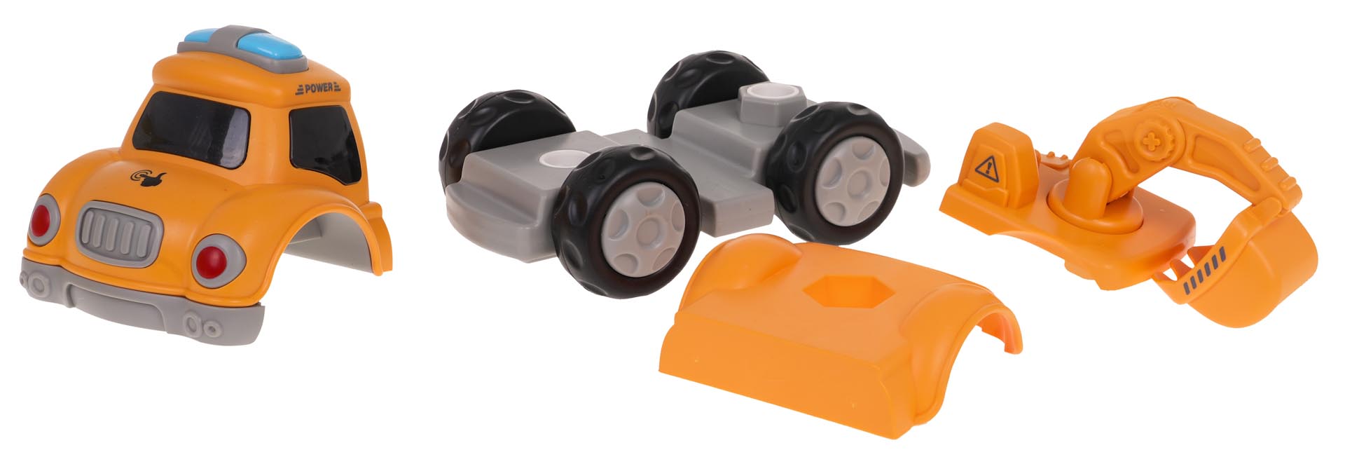 Bager za igru s magnetima - žuti