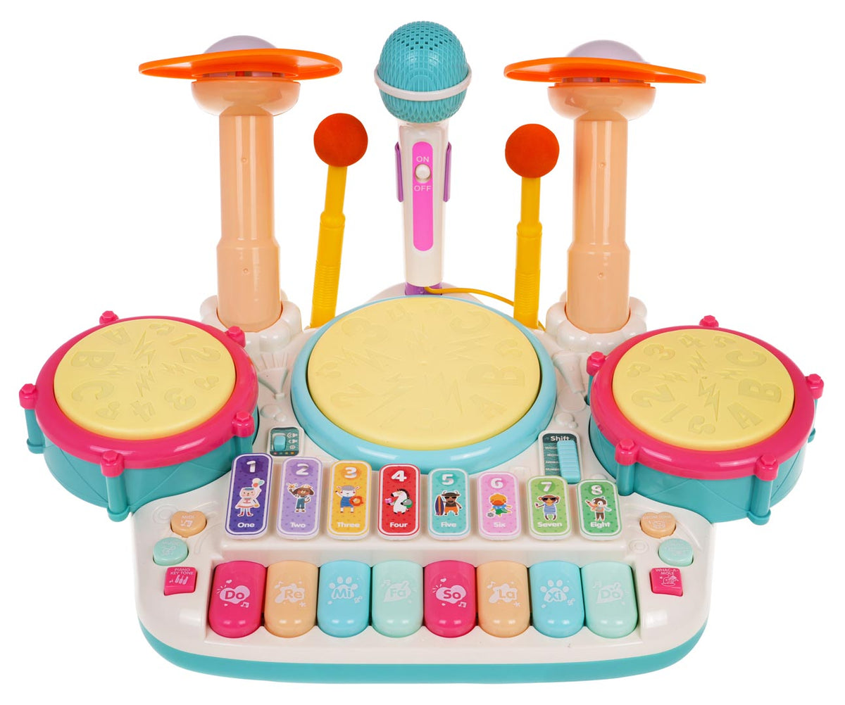 Mini dječji klavir+piano – šareni