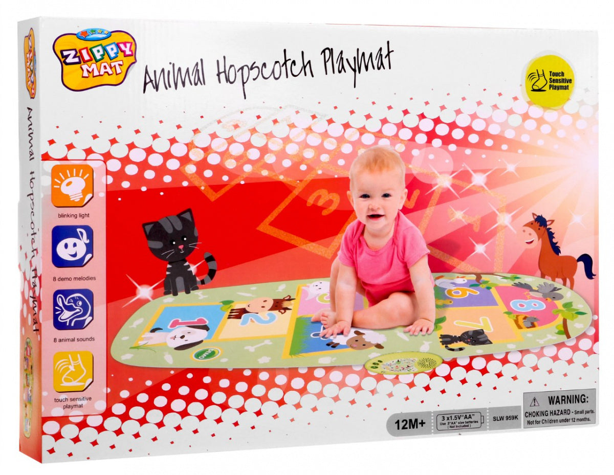 Podloga za igru sa zvučnim efektima "Školice" - svijetlo zelena