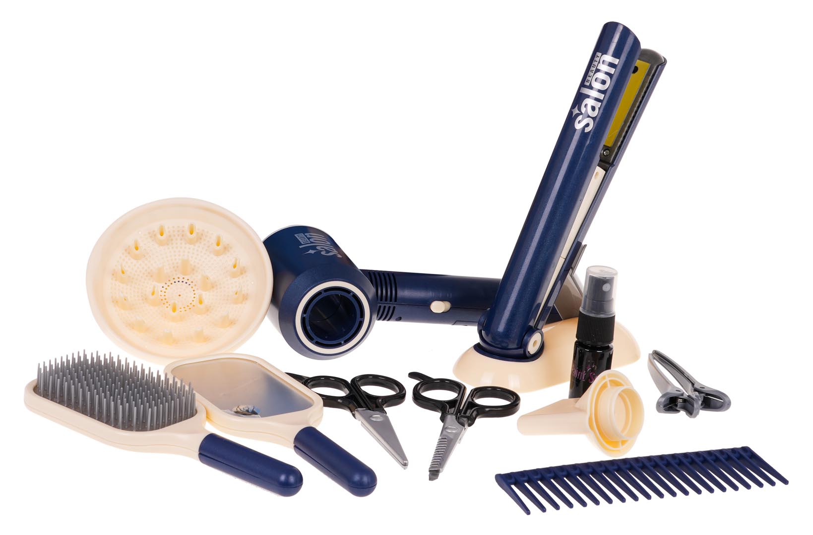 MEGA Set for a Little Hairdresser Blue + Accessories