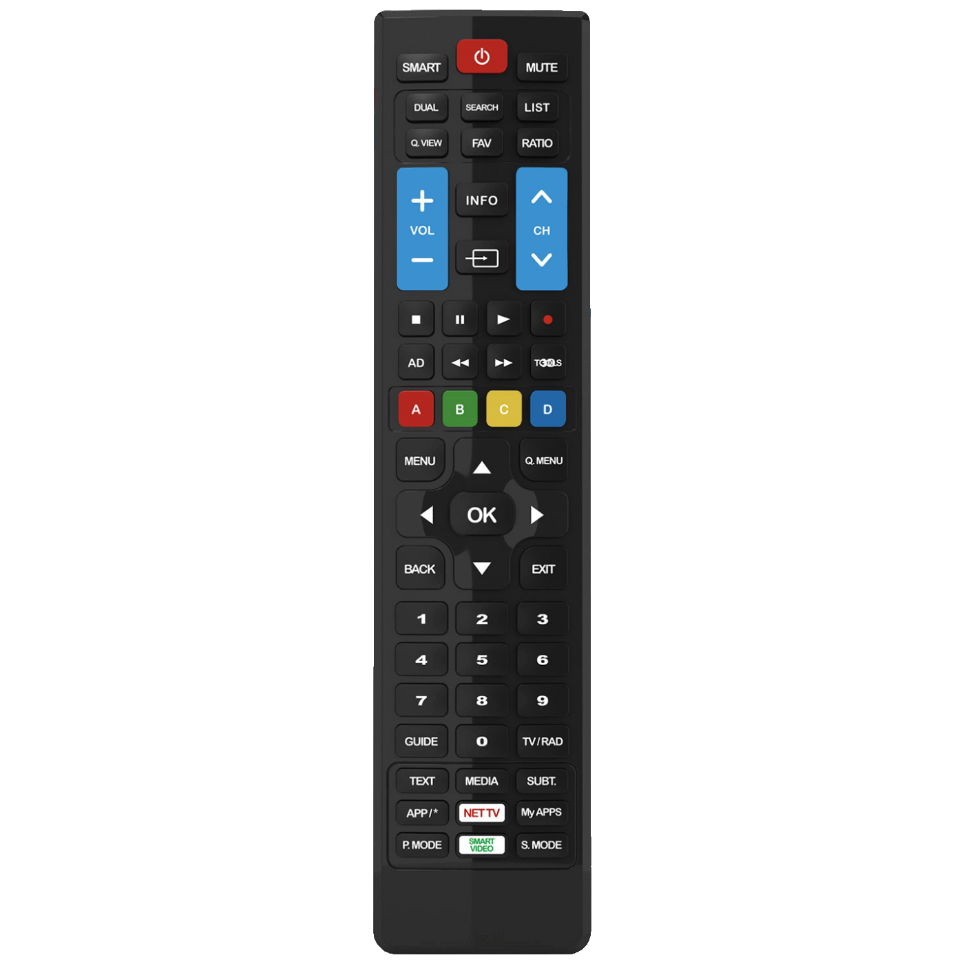 Superior Daljinski upravljač za LG TV i SMART prijemnik - RC LG Smart