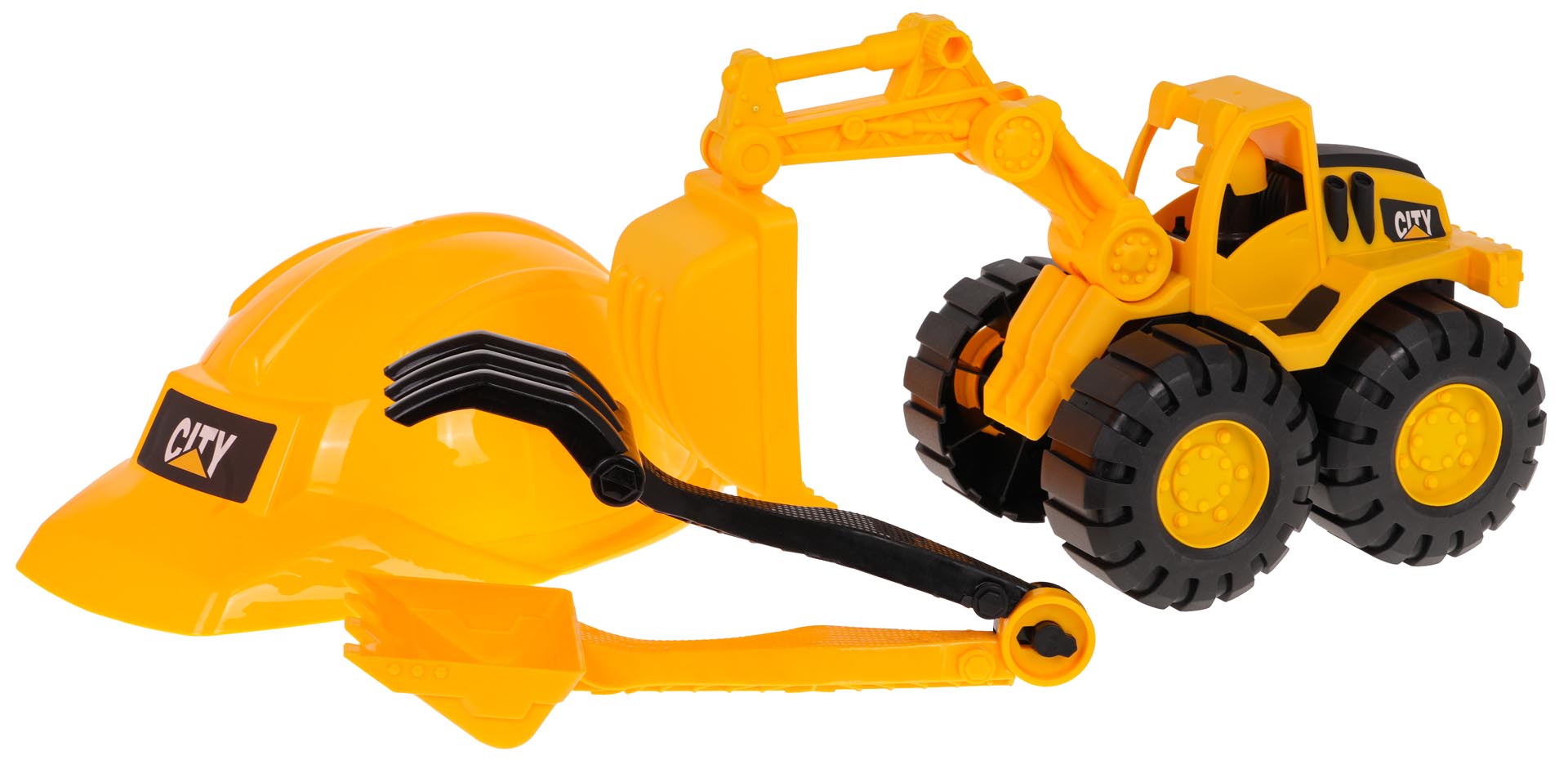 Excavator + Helmet Set
