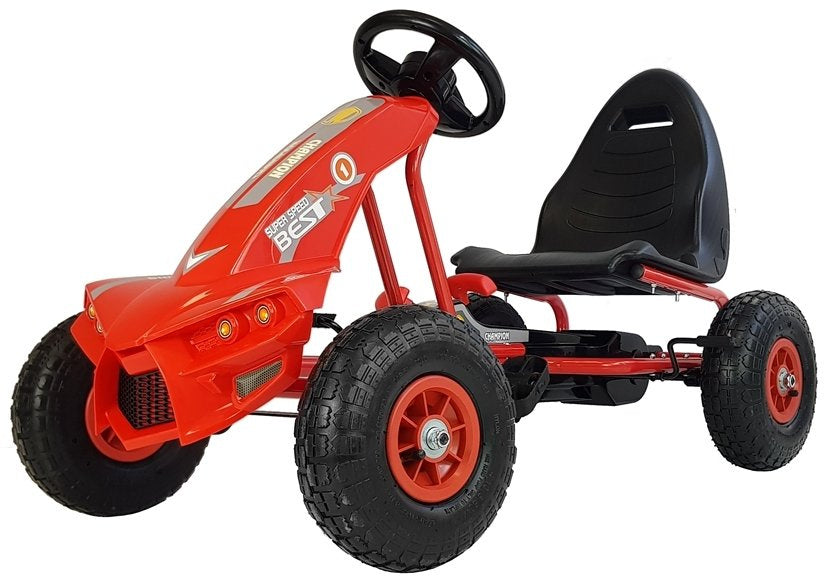Go-kart na pedale A-18 - crveni
