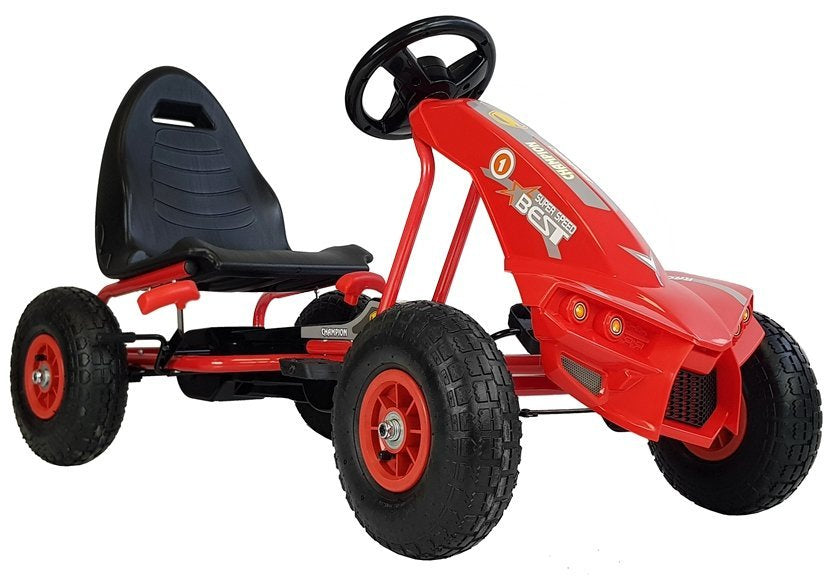 Go-kart na pedale A-18 - crveni