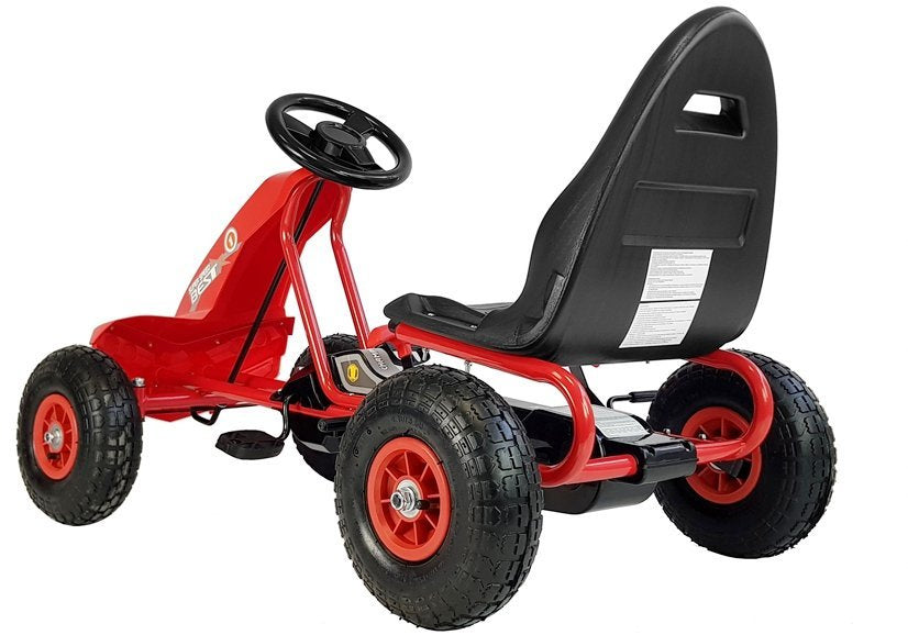 Go-kart na pedale A-18 - crveni