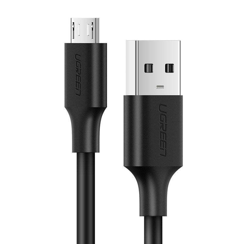 Ugreen 60138 USB kabel USB 2.0 2 m USB A Micro-USB A 0,48 Gbit/s Crno