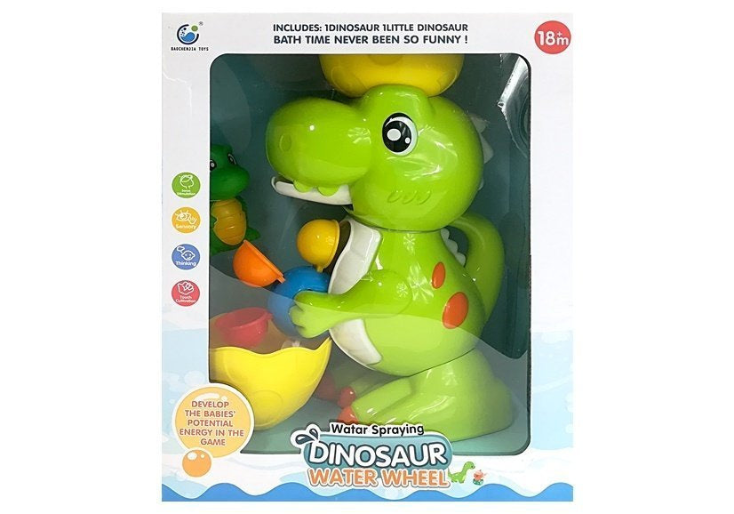 Mlin za prskanje u obliku dinosaura - zeleni