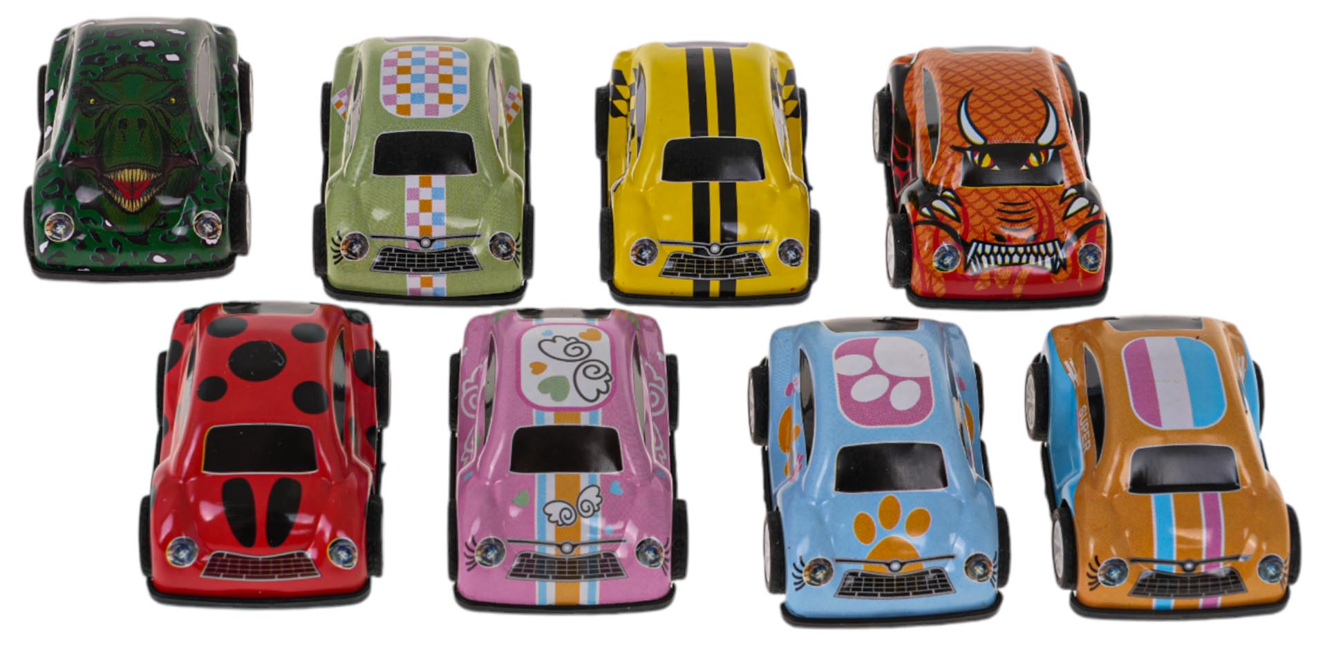 Set of 8 Driven Cars