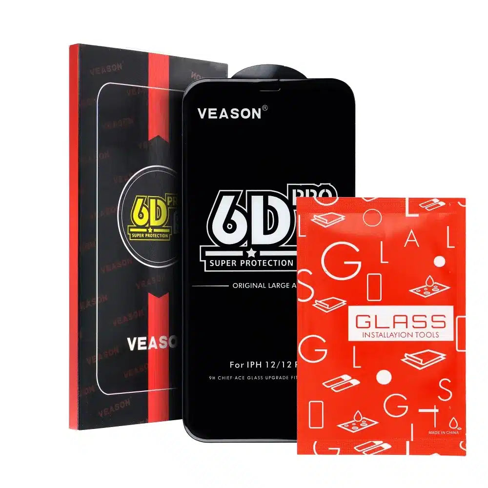 6D Pro Veason Glass kaljeno staklo za Xiaomi Redmi Note 12 Pro / 12 Pro + crno