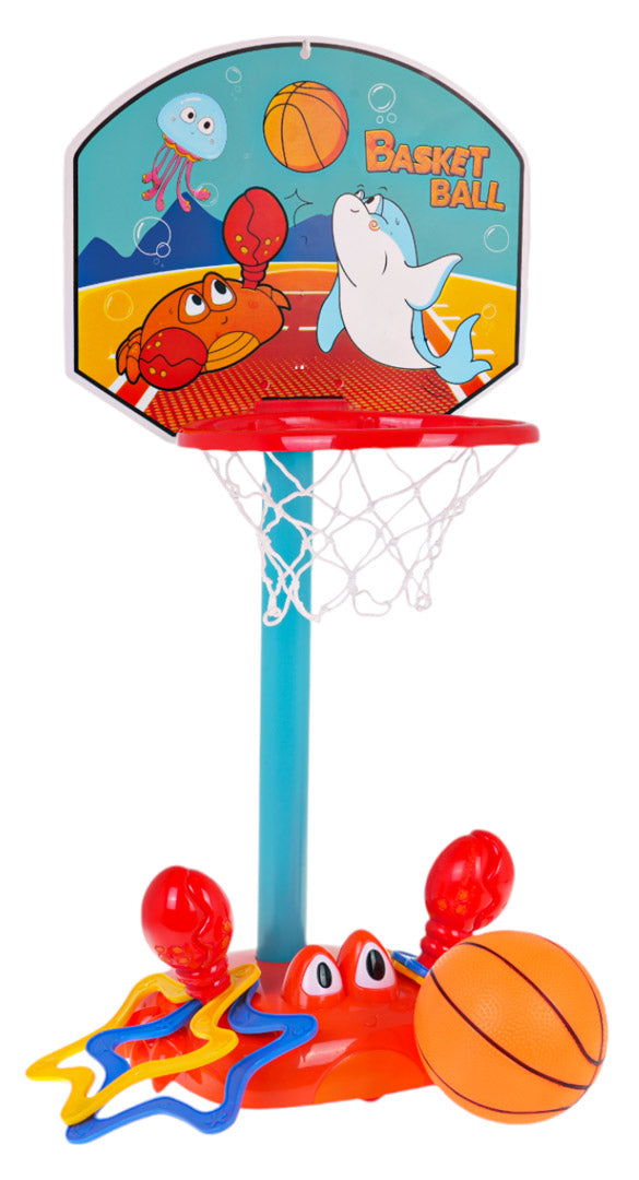 Mini dječji koš + postolje za gađanje u obliku raka