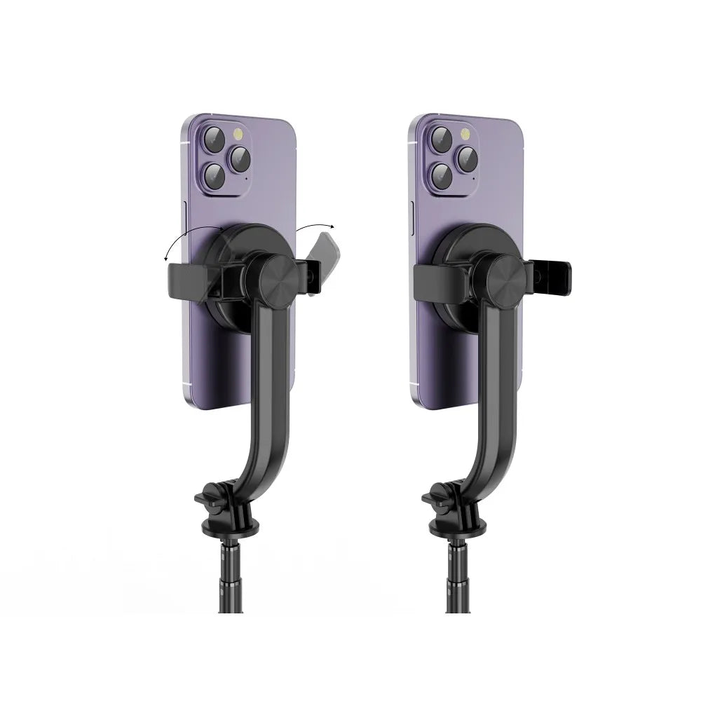 Selfie készlet / tartó bluetooth távvezérlővel és MagSafe kompatibilis állvánnyal SSTR-C09 fekete