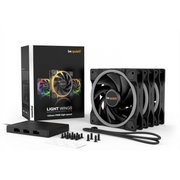 be quiet! Light Wings | 120mm PWM Triple Pack high-speed Kućište računala Ventilator 12 cm Crno 3 kom