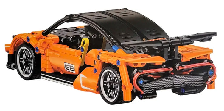 Sports Car Block Set 491 pcs. Orange