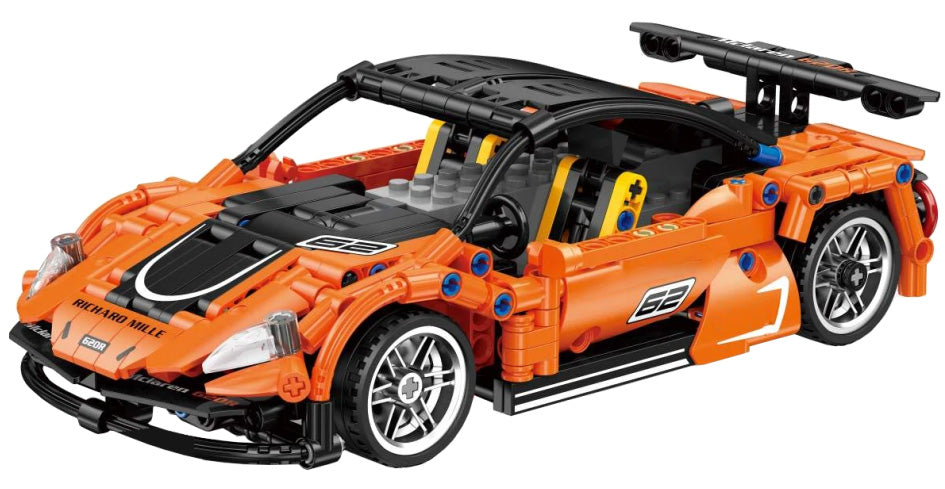 Sports Car Block Set 491 pcs. Orange