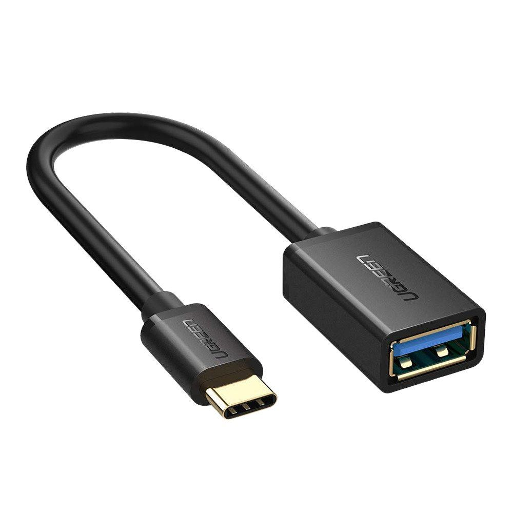 Ugreen 30701 USB kabel 0,15 m USB 3.2 Gen 1 (3.1 Gen 1) USB C USB A Crno