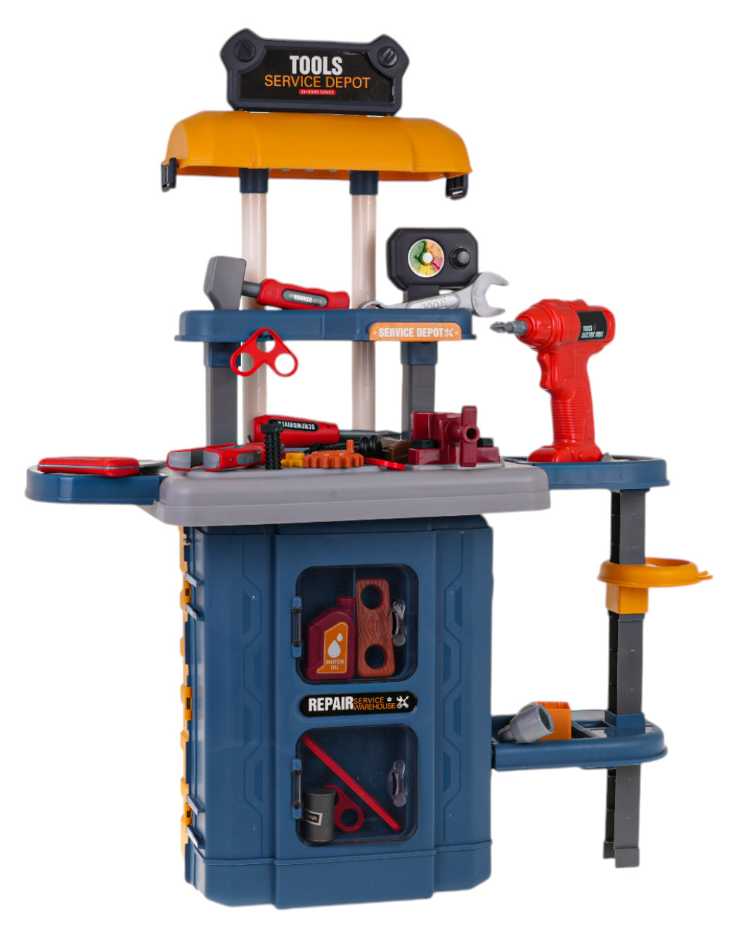 Radionica za djecu Little Workshop 2u1 - 46 elemenata