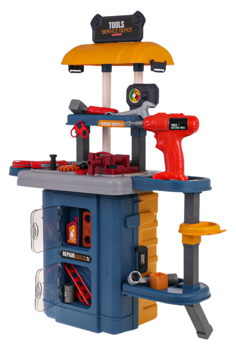 Radionica za djecu Little Workshop 2u1 - 46 elemenata