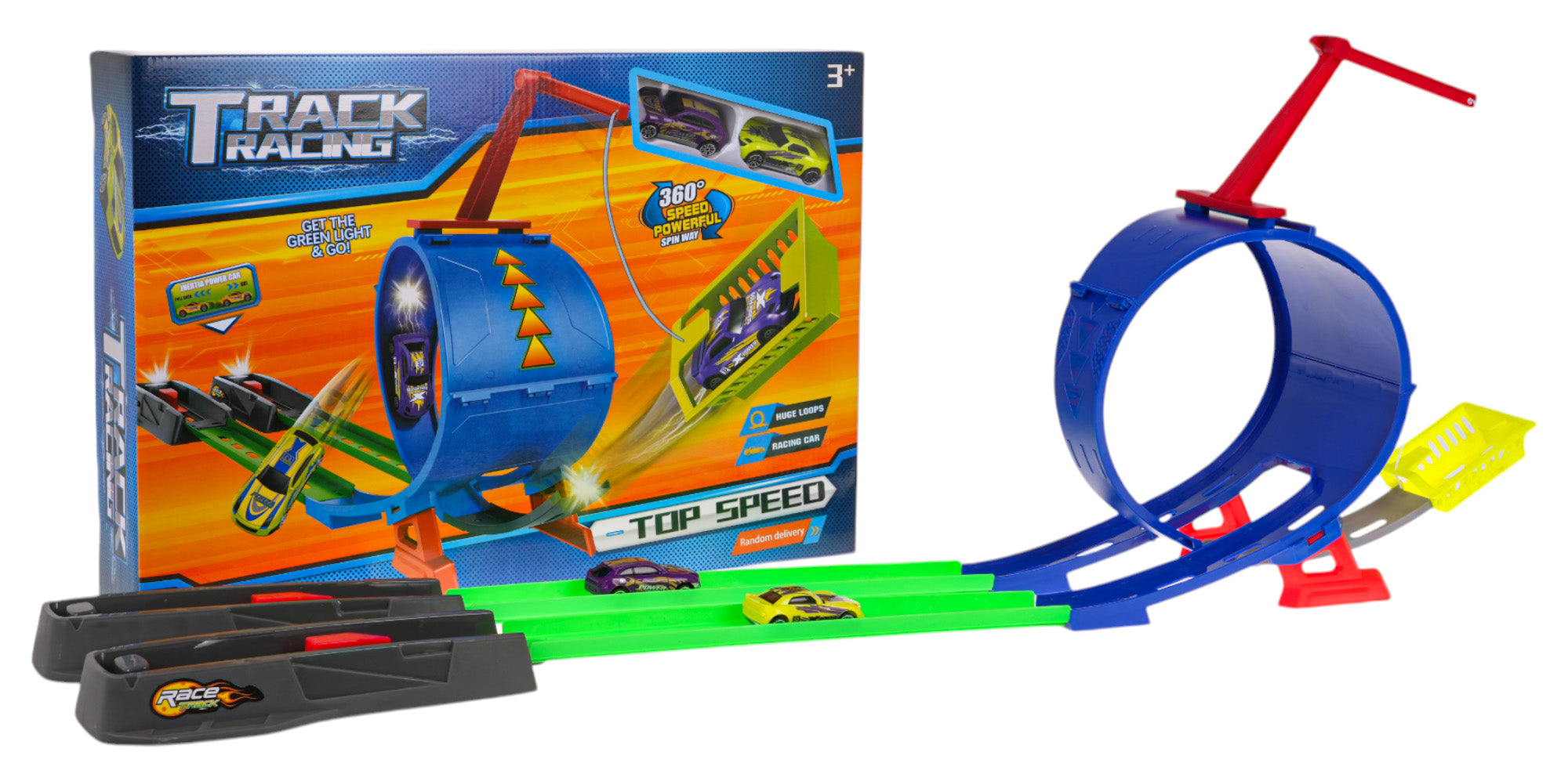 Staza za autiće TOP SPEED - šarena