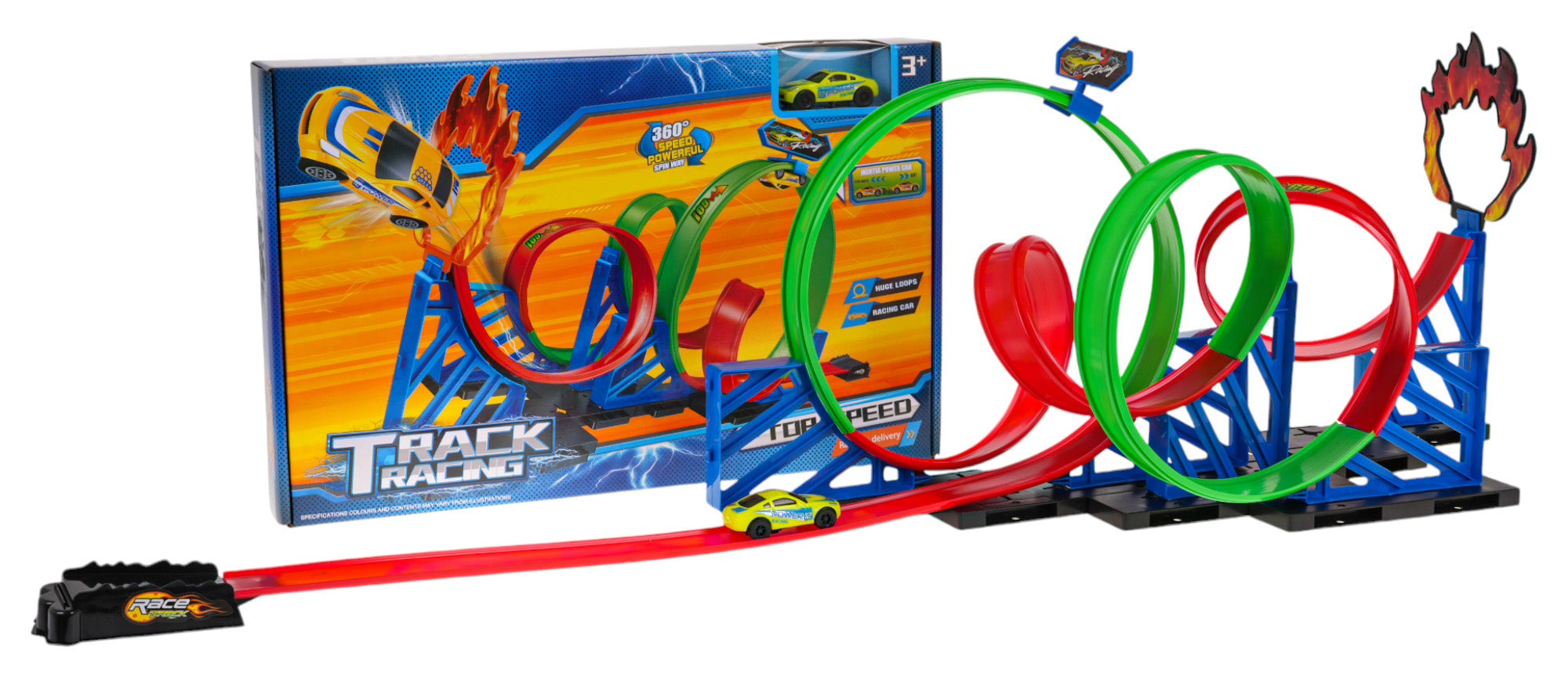 Staza za autiće Launcher - šarena