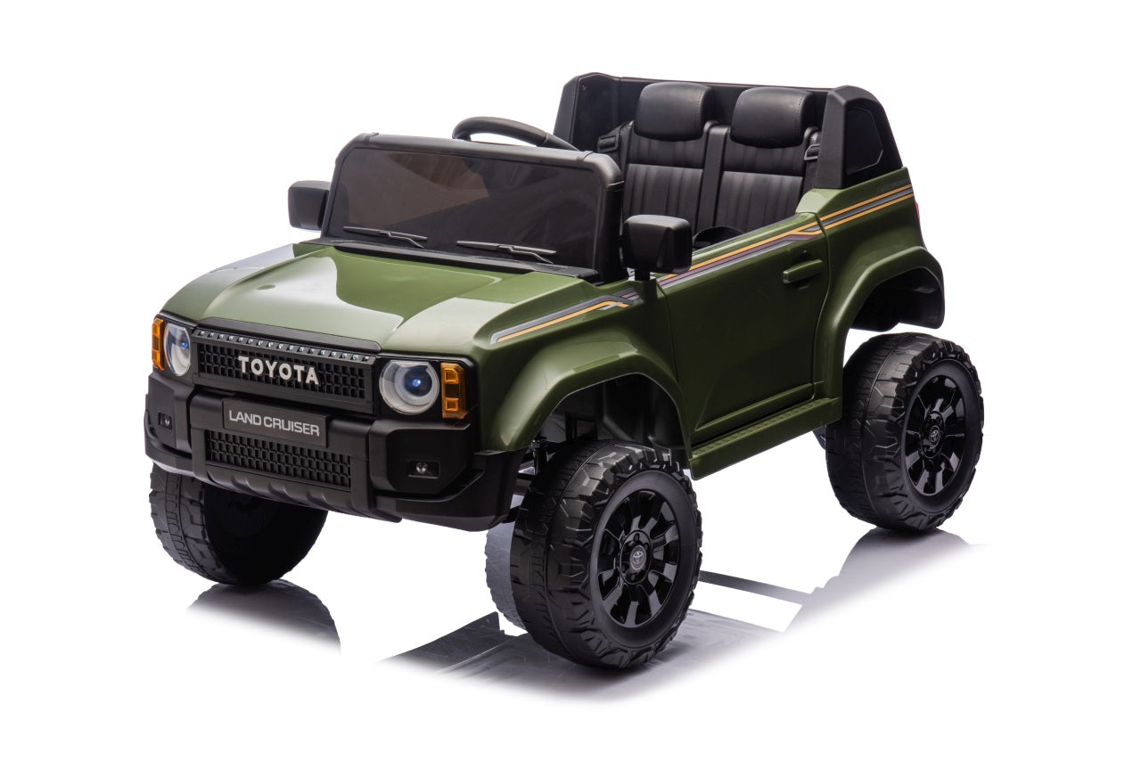Licencirani auto na akumulator Toyota Land Cruiser PRADO 4x4 - tamno zeleni