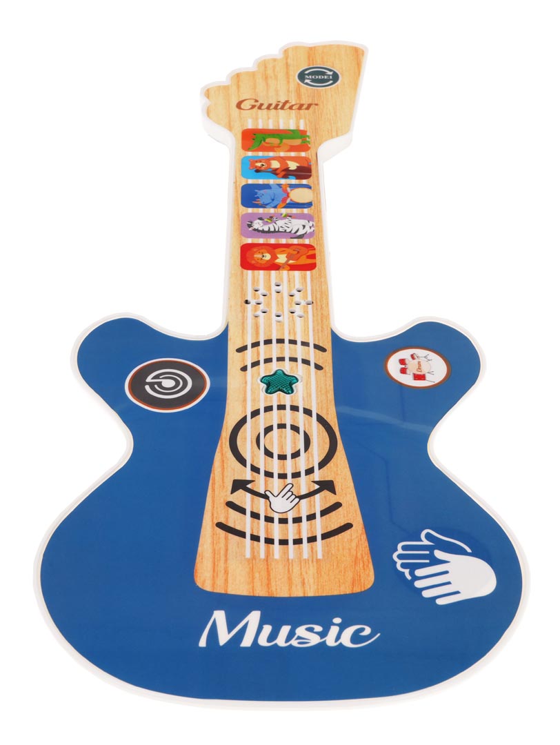 Gitara za najmlađe sa svjetlosnom funkcijom - plava