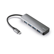 Trust 23328 sučelje čvorišta USB 3.2 Gen 1 (3.1 Gen 1) Type-A 5000 Mbit/s Sivo