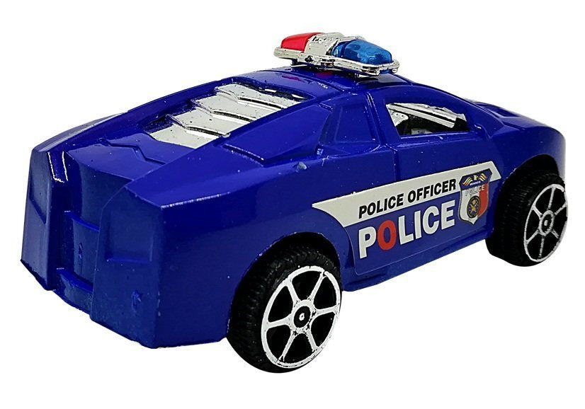 Set policijskih autića za igru u 3 boje - 6u1