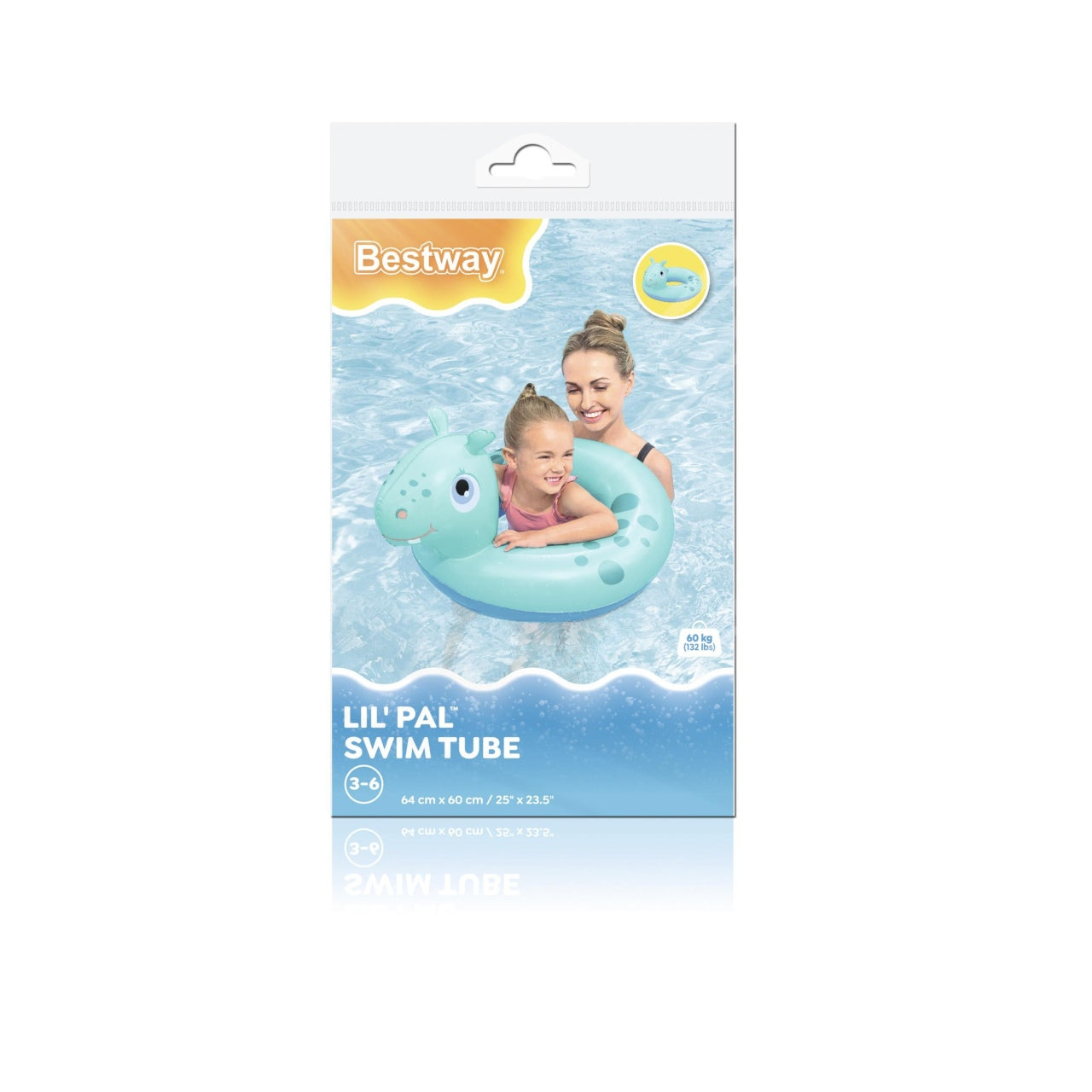 Obruč za plivanje 64x60 cm BESTWAY - Hippo