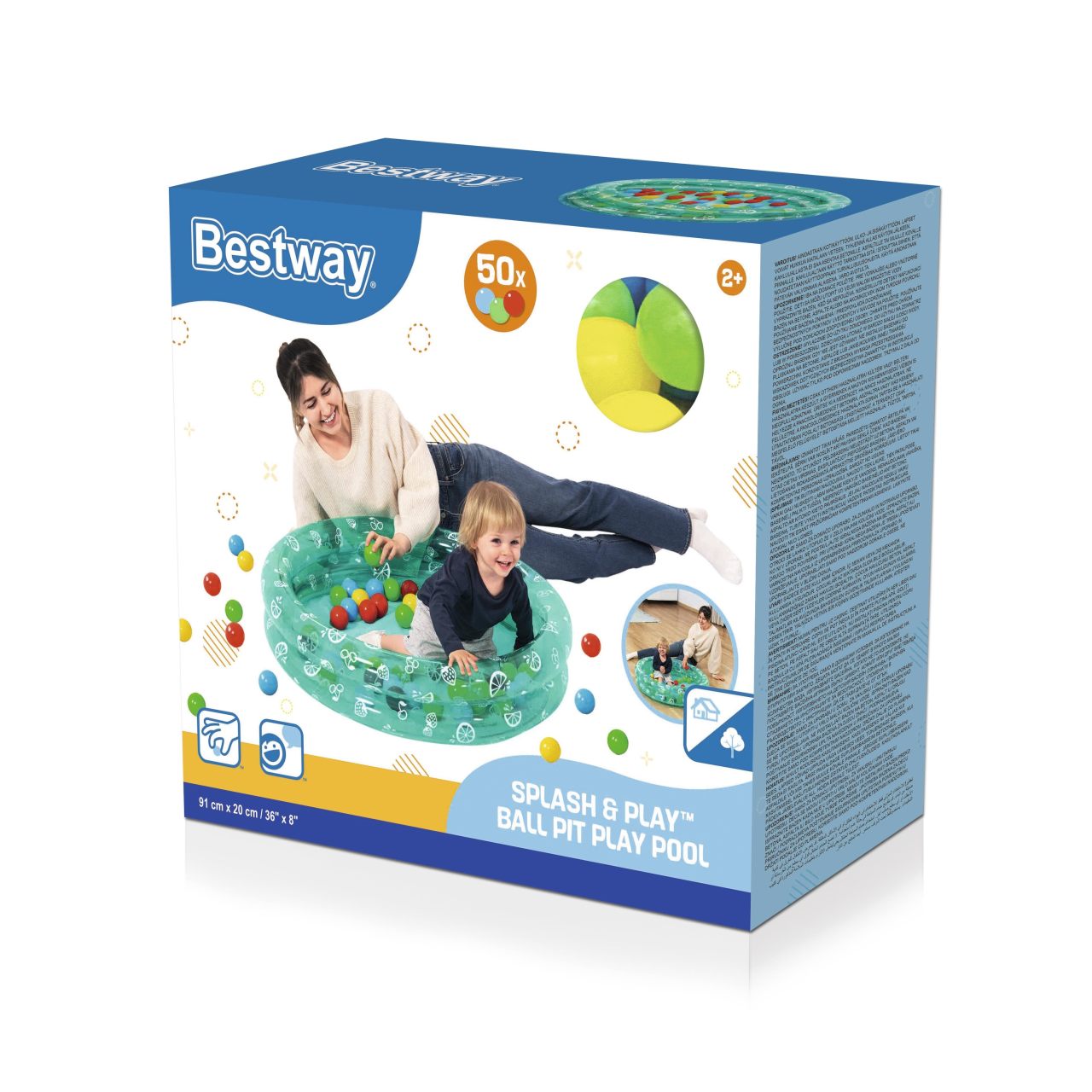 Green Pool 91x20cm + BESTWAY Balls