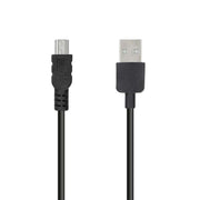 Kabel USB A na Mini USB (navigacija / kamera) 2 m crni