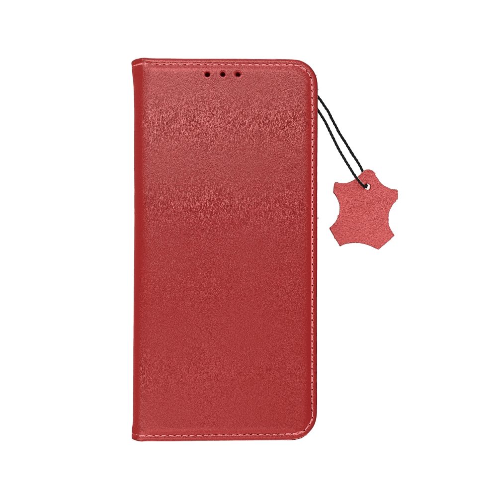 Kožna futrola za Samsung S25 FE Smart Pro Book - maroon