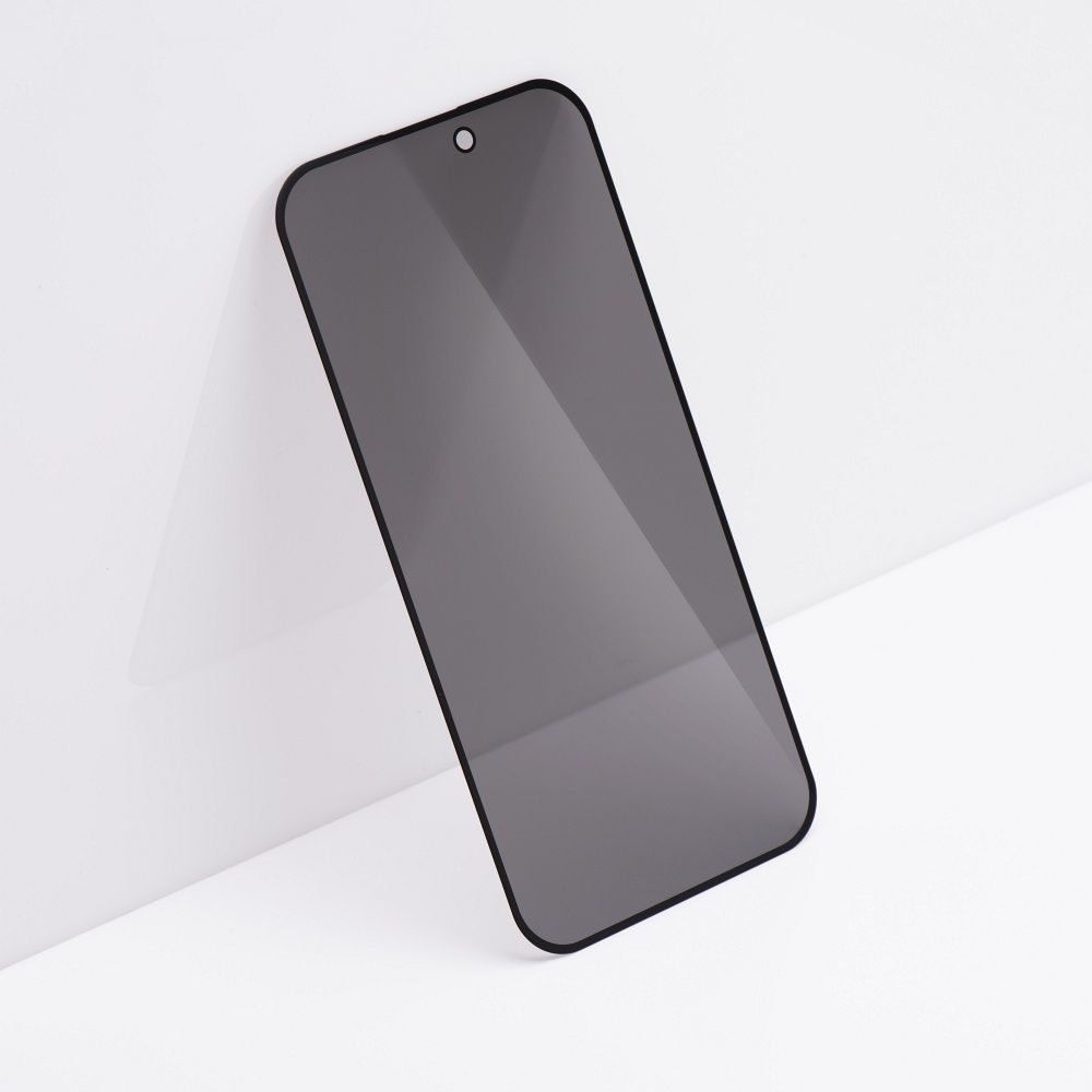 Kaljeno staklo za iPhone 18 PRO Forcell Privacy Glass - crno