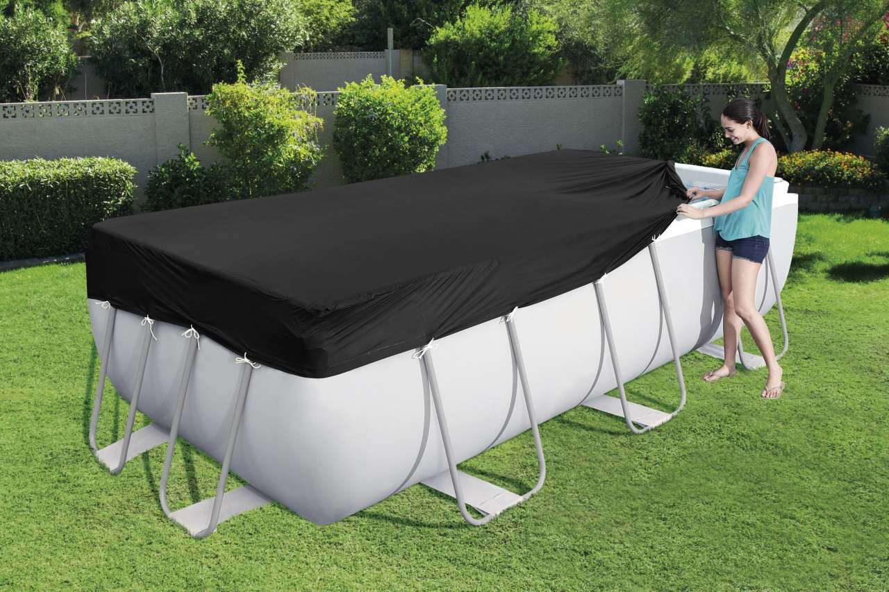 PowerSteel 9.3ft BESTWAY Pool Cover