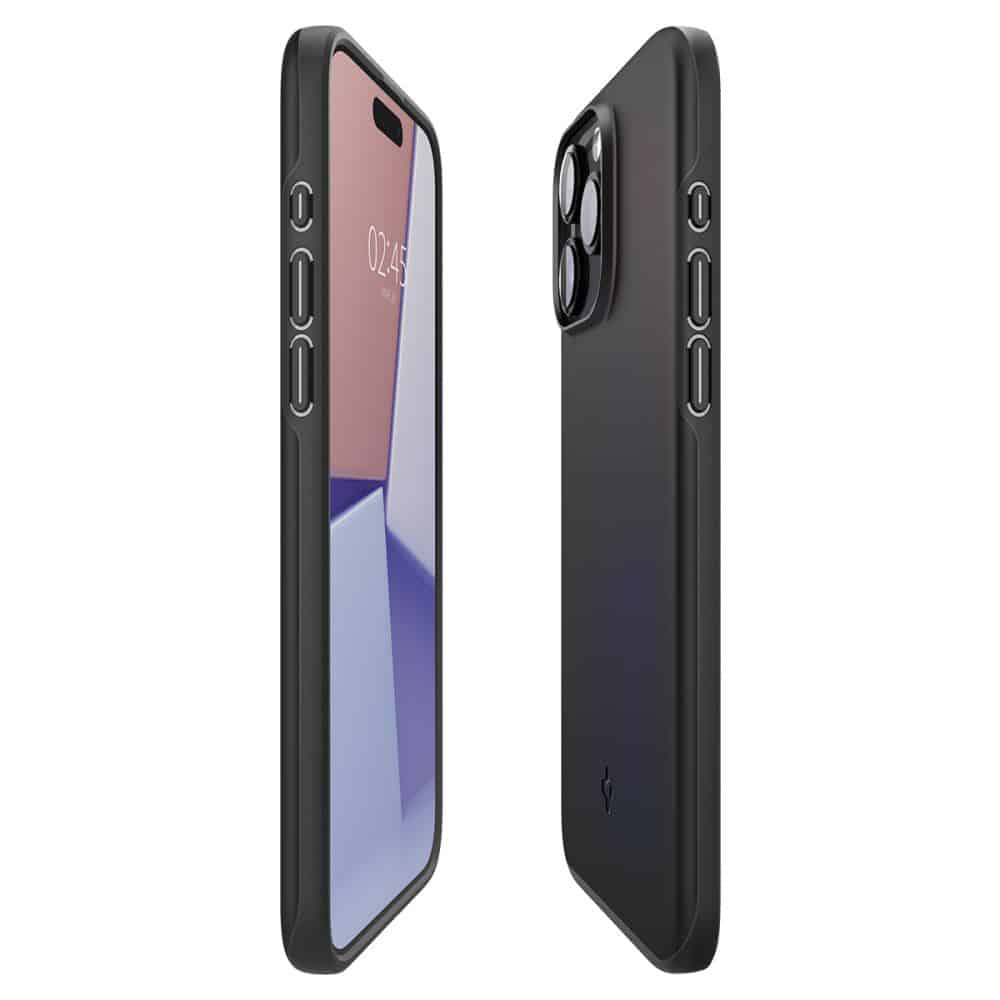 Spigen Thin Fit maska za iPhone 15 Pro Max ACS06544 -crna