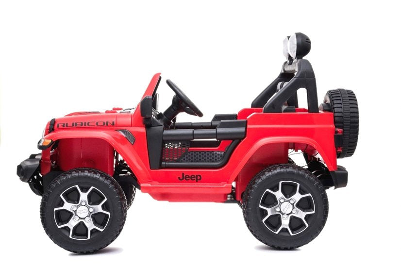 Licencirani auto na akumulator Jeep Rubicon 4x4 - crveni