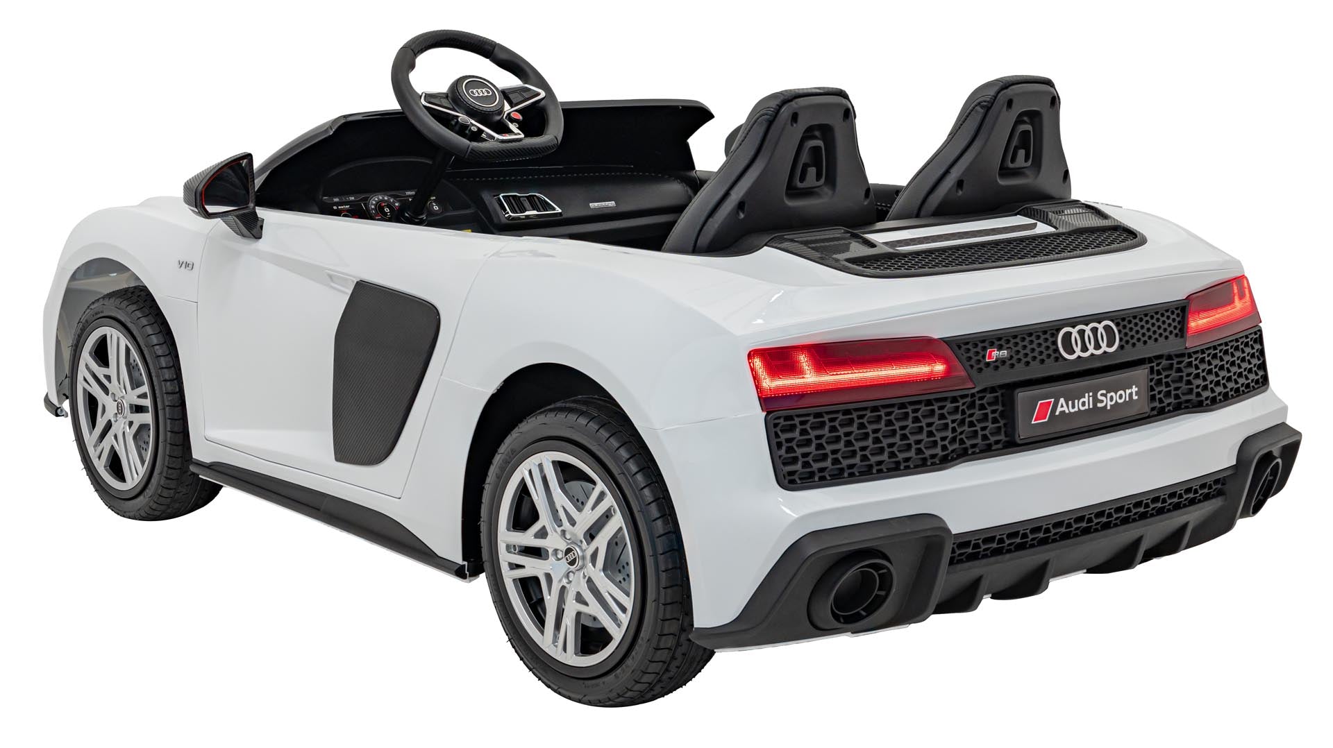 Licencirani auto na akumulator Audi Spyder R8 LIFT STRONG - dvosjed - bijeli