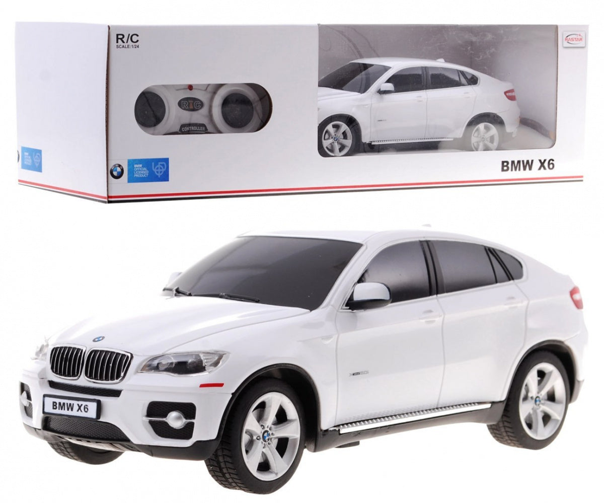 Licencirani auto na daljinsko upravljanje BMW X 6  1:24 RASTAR - bijeli