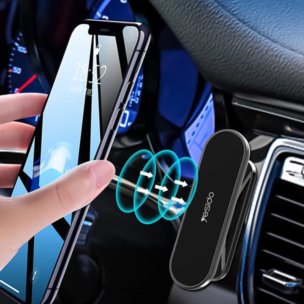 Yesido – Držač za automobil (C82) Magnetski držač kut rotacije od 360° višenamjenske značajke - ružičasto zlatna boja