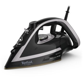 Tefal Puregliss FV8062E0 glačalo Glačalo za suho & parno glačanje Durilium AirGlide Autoclean soleplate 3000 W Crno, Sivo - otvoreni proizvod