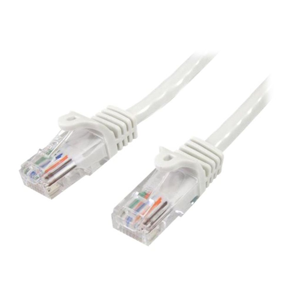 StarTech.com 45PAT50CMWH kabel za umrežavanje Bijelo 0,5 m Cat5e U/UTP (UTP)