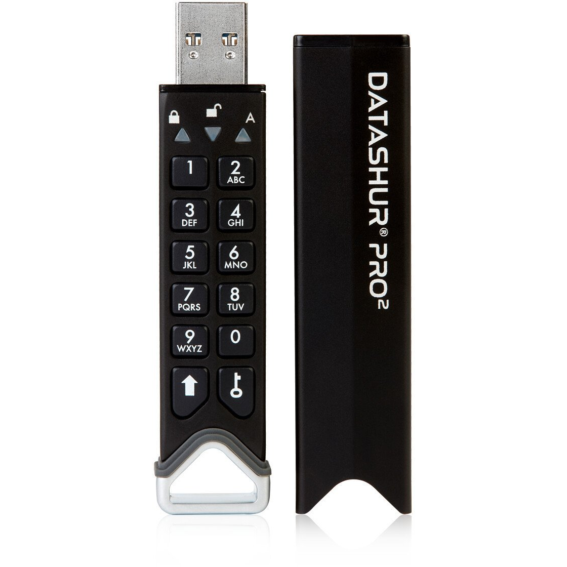 iStorage datAshur PRO2 USB izbrisivi memorijski pogon 64 GB USB Tip-A 3.2 Gen 1 (3.1 Gen 1) Crno