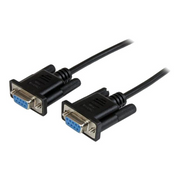StarTech.com SCNM9FF2MBK serijski kabel Crno 2 m DB-9