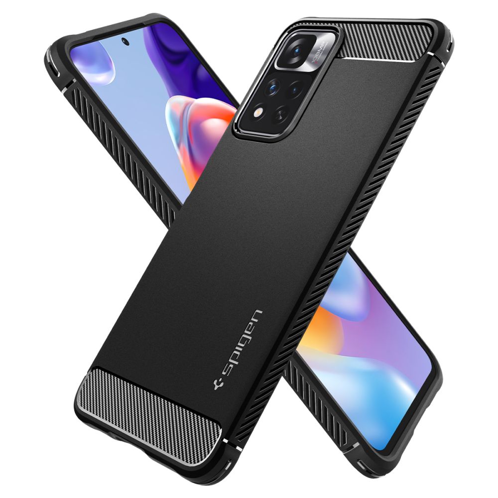 SPIGEN RUGGED ARMOR ZA XIAOMI REDMI NOTE 11 PRO+ PLUS 5G MAT CRNA