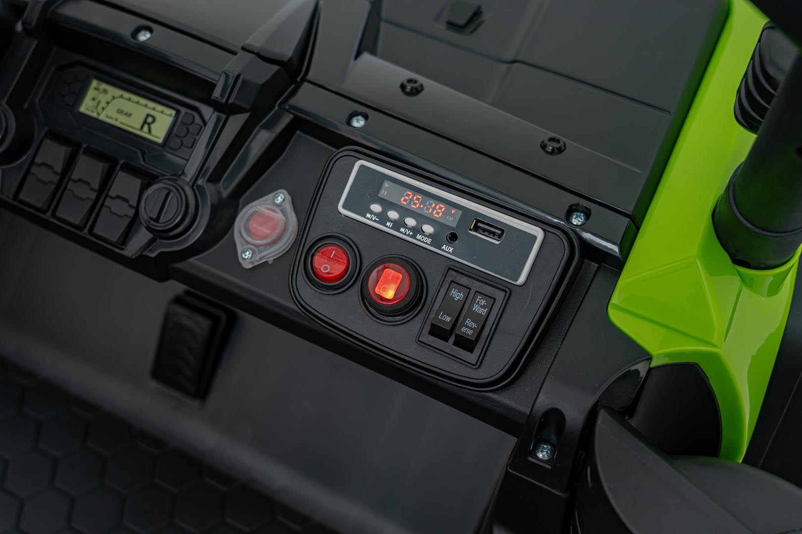 Licencirani buggy na akumulator HONDA 4x4 Off-Road - dvosjed - zeleni