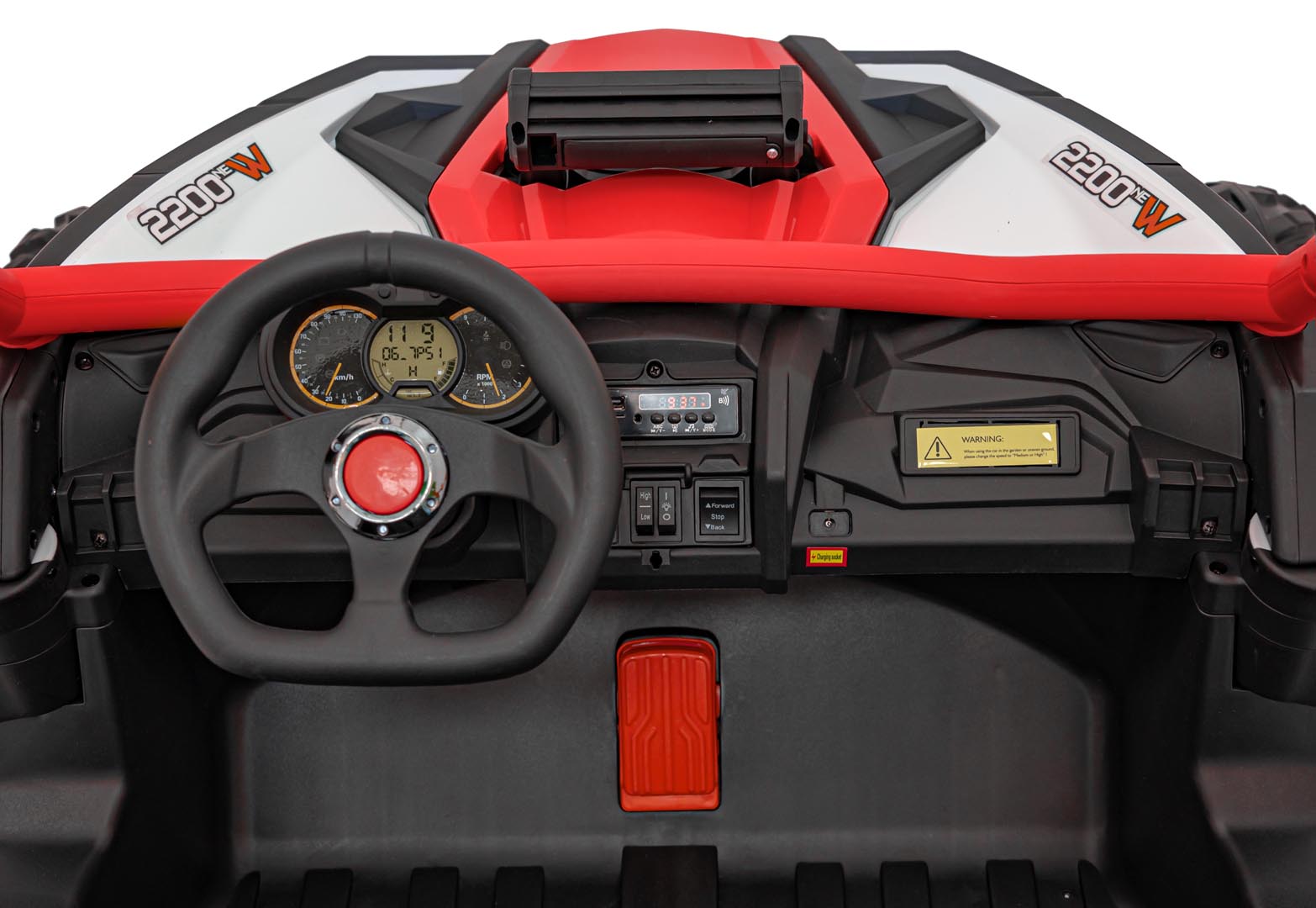 Buggy na akumulator SR SUPER 66 4x4 - dvosjed - crveni