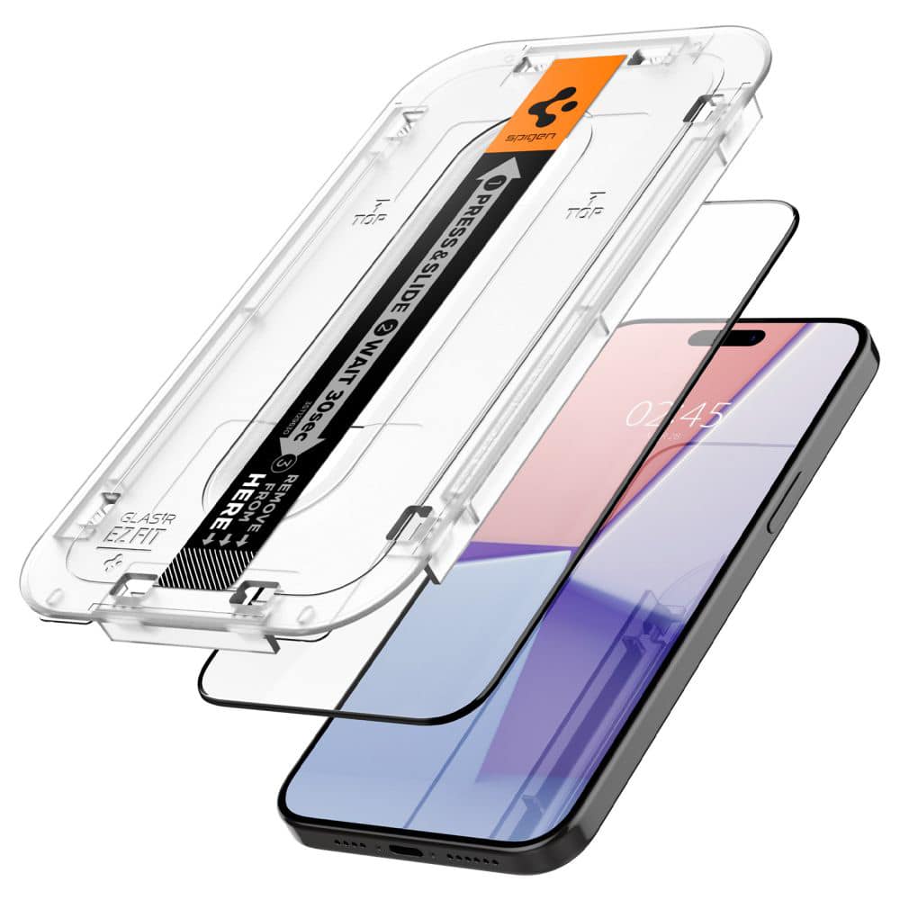 Spigen – Glas.tR EZ-FIT (2 kom) AGL06873 za iPhone 15 Pro Max