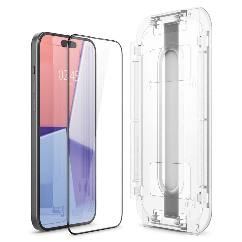 Spigen - Glas.tR EZ-FIT (2 kom) za iPhone 16 Plus/15 Plus