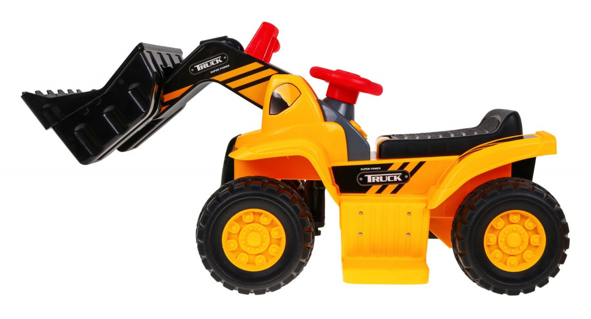 Dječja guralica Bulldozer - žuta