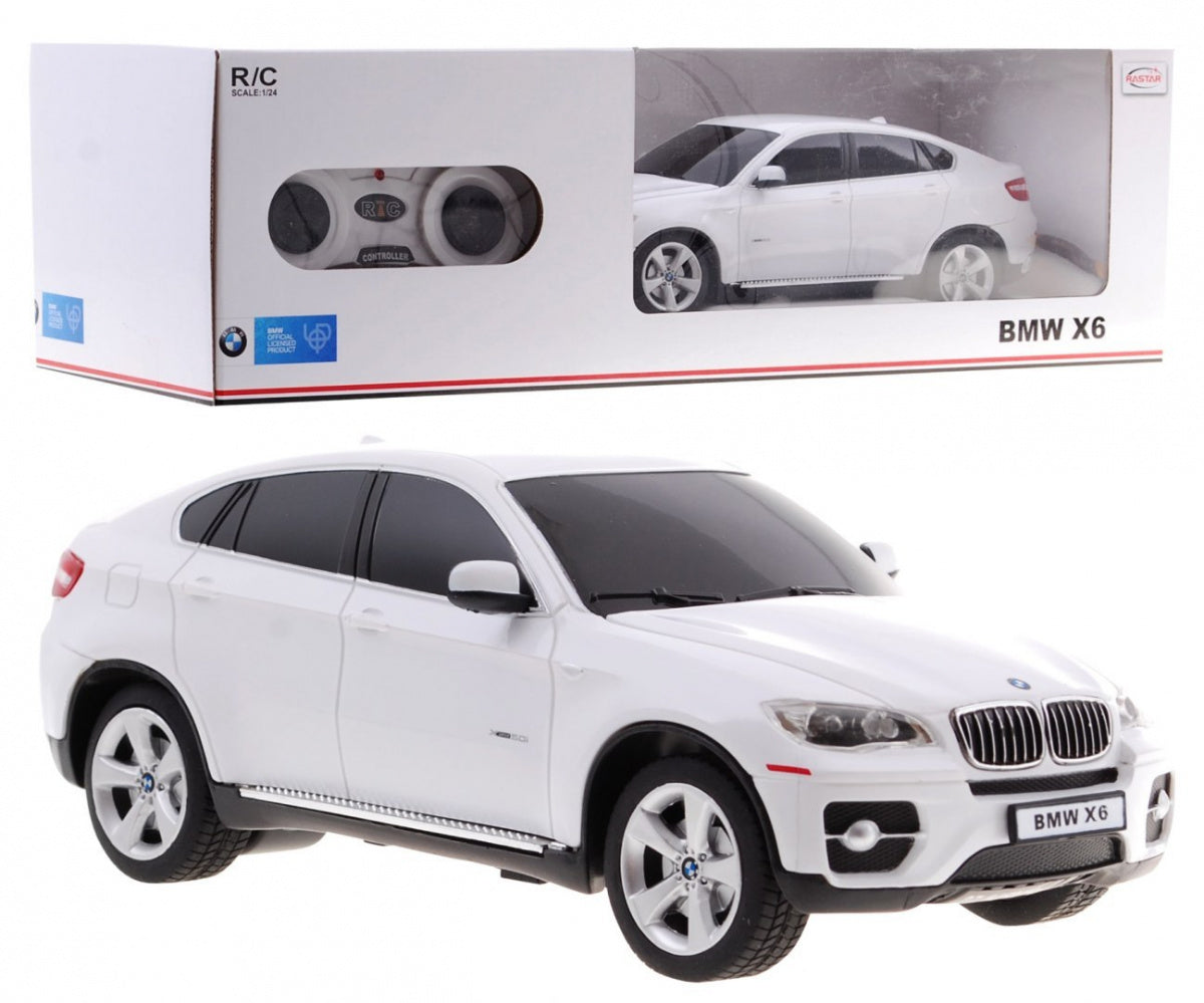 Licencirani auto na daljinsko upravljanje BMW X 6  1:24 RASTAR - bijeli
