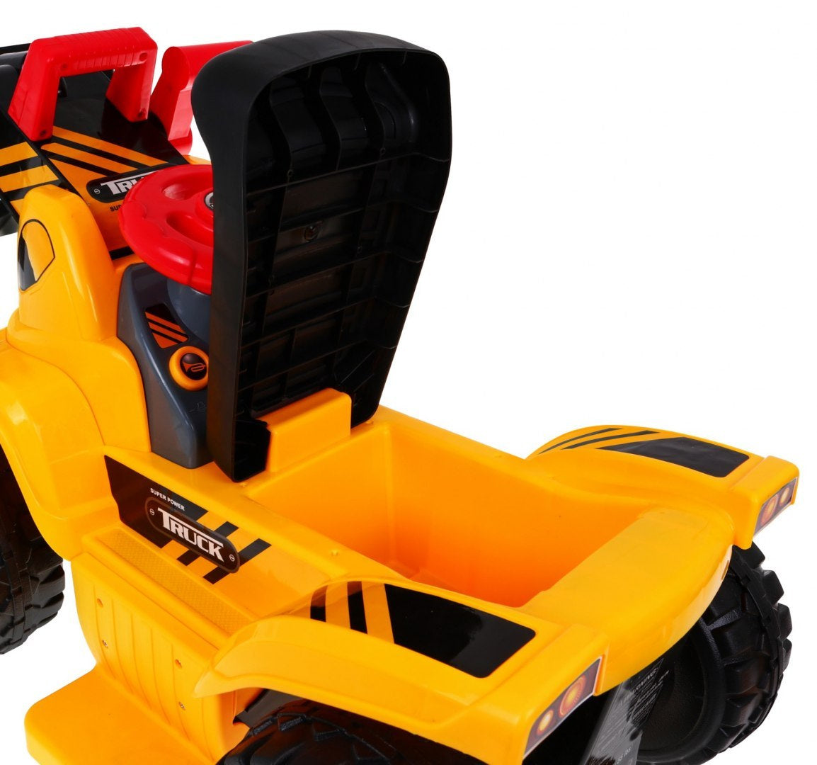 Dječja guralica Bulldozer - žuta